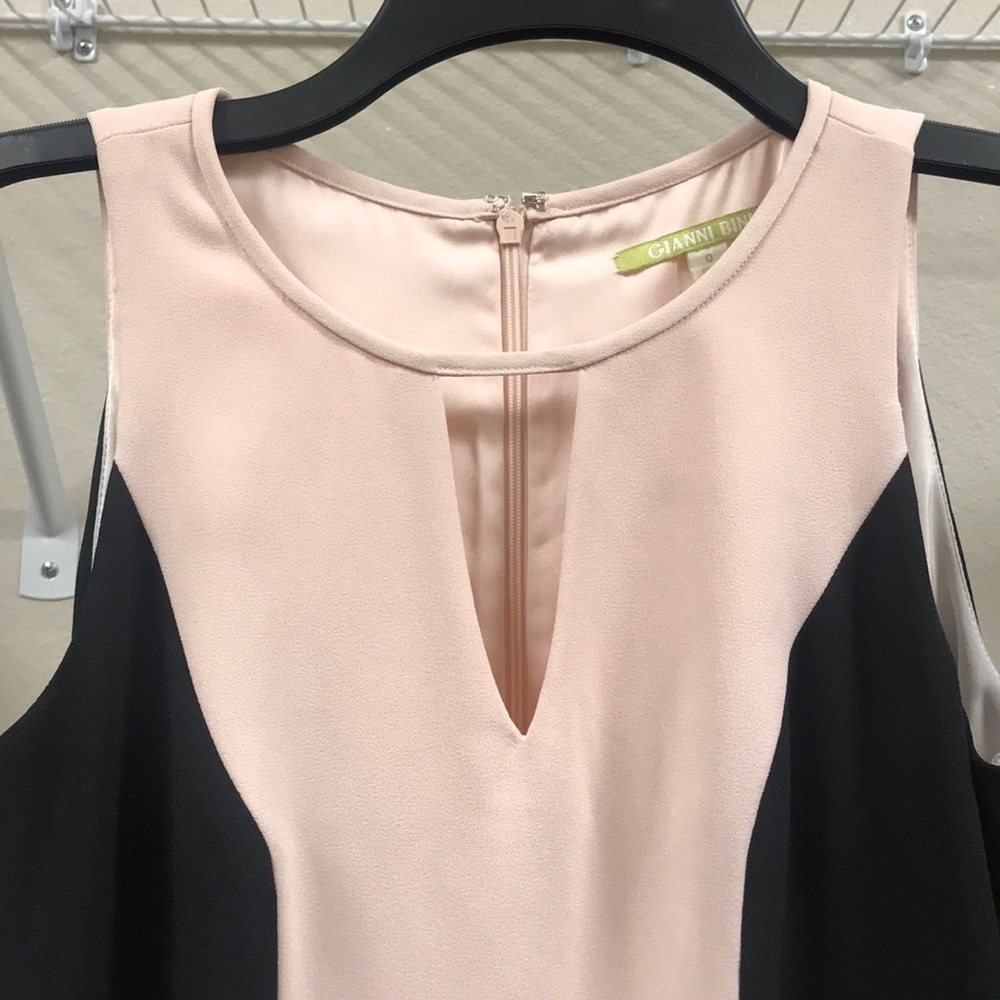 Antonio Melani Colorblock Dress With Keyhole
